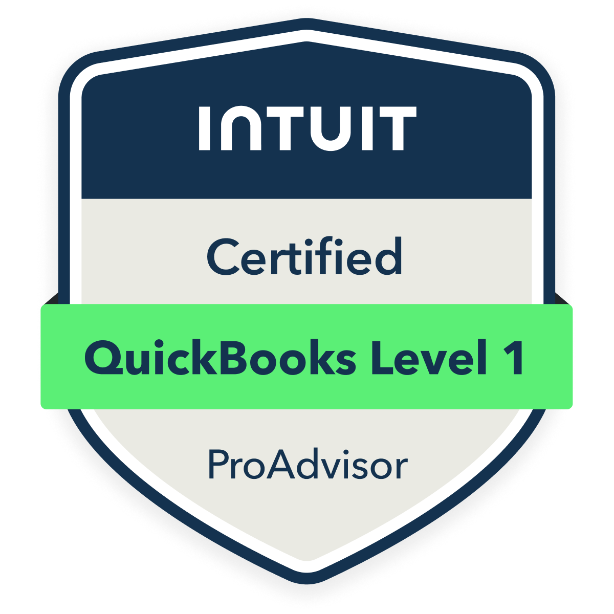 Badge QB Cert Level 1 2025